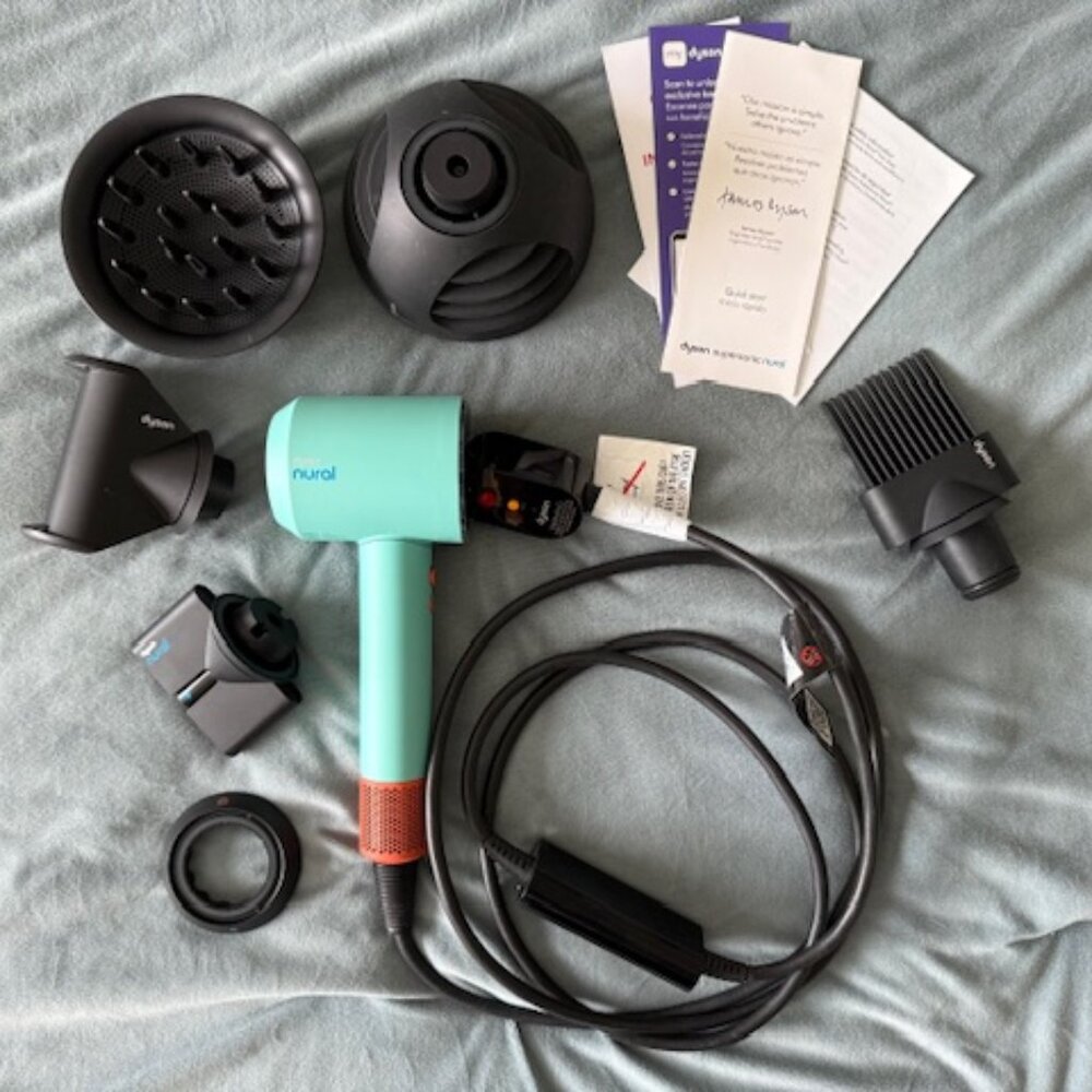 Dyson Supersonic Nural Hair Dryer, Rare Topaz/Ceramic Patina - Barely Used